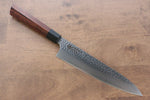 Seki Kanetsugu Heptagon Wood VG10 Hammered Petty Knife & Gyuto & Bread Knife Set - Japannywholesale