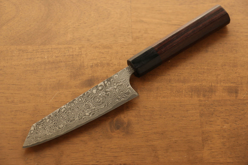 Masakage Kumo VG10 Damascus Small Bunka  120mm Shitan Handle - Japannywholesale