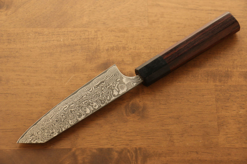 Masakage Kumo VG10 Damascus Small Bunka  120mm Shitan Handle - Japannywholesale