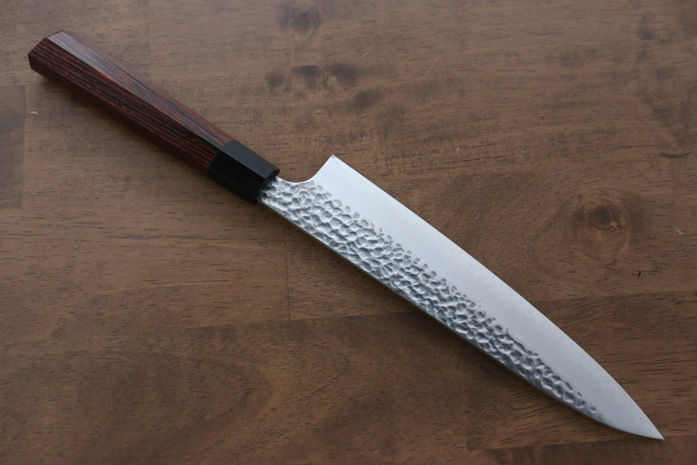 Japanese kitchen knife Gyuto Seki Kanetsugu Heptagon-Silver 8005 21cm for  sale