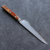 Sakai Takayuki VG5 Hammered Petty-Utility  150mm Brown Pakka wood Handle - Japannywholesale