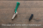 Saya Sheath for Nakiri Knife with Plywood Pin (Cyu) - Japannywholesale