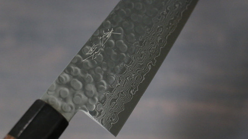 Seisuke AUS10 45 Layer Damascus Gyuto  240mm Shitan Handle - Japannywholesale