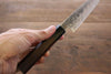 Takayuki Iwai VG10 Damascus Petty-Utility  110mm Shitan Handle - Japannywholesale