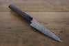 Takayuki Iwai VG10 Damascus Petty-Utility  110mm Shitan Handle - Japannywholesale