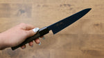 Seisuke SK-85 Ion plating Migaki Finished Petty-Utility  150mm Gray Pakka wood Handle - Japannywholesale