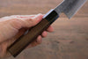 Takayuki Iwai Blue Steel No.2 Damascus Gyuto  180mm Shitan Handle - Japannywholesale