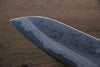 Takayuki Iwai Blue Steel No.2 Damascus Santoku  170mm Shitan Handle - Japannywholesale