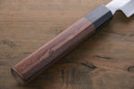 Takayuki Iwai Blue Steel No.2 Damascus Yanagiba  200mm Shitan Handle - Japannywholesale