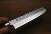 Sakai Takayuki VG10 33 Layer Damascus Nakiri  160mm Mahogany Pakka wood Handle - Japannywholesale