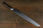 Sakai Takayuki Grand Chef Swedish Steel-stn Kiritsuke Yanagiba  260mm Desert Ironwood(Sugihara model) Handle with Sheath - Japannywholesale