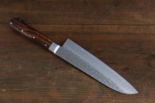 Sakai Takayuki VG10 17 Layer Damascus Santoku  180mm Desert Ironwood Handle - Japannywholesale