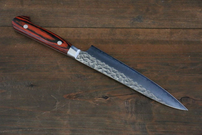 Sakai Takayuki VG10 33 Layer Damascus Petty-Utility  150mm Mahogany Pakka wood Handle - Japannywholesale