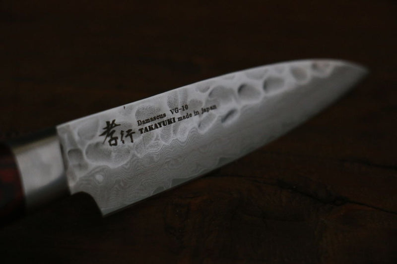 Sakai Takayuki 33 Layer Damascus Paring 80mm (3.1) - Japanese Chef Knives