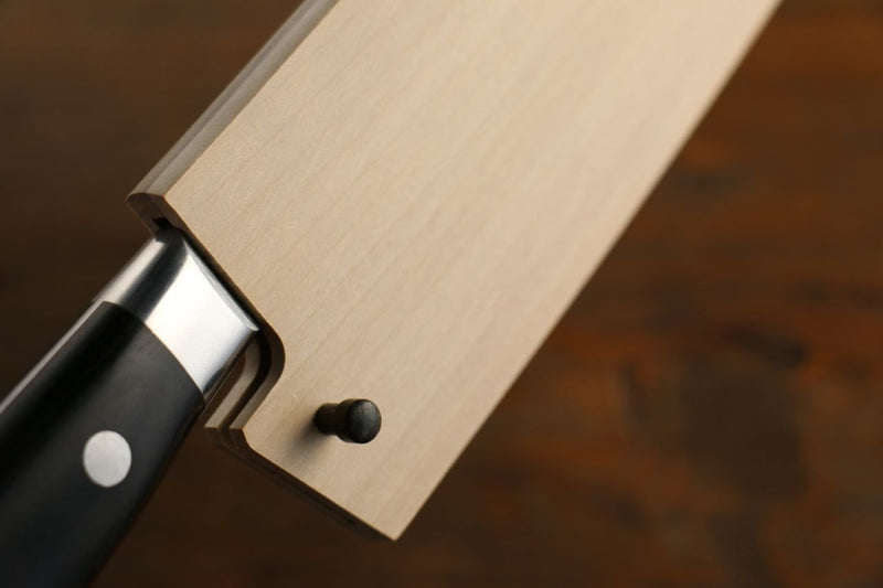 Magnolia Saya Sheath for Santoku Knife with Plywood Pin 165mm (Nashiji) - Japannywholesale