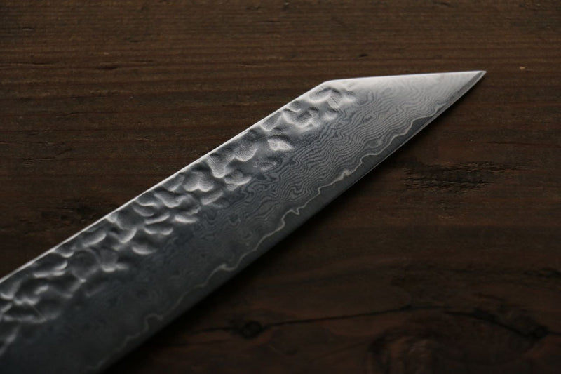 Sakai Takayuki VG10 33 Layer Damascus Kengata Yanagiba  270mm Mahogany Pakka wood Handle - Japannywholesale