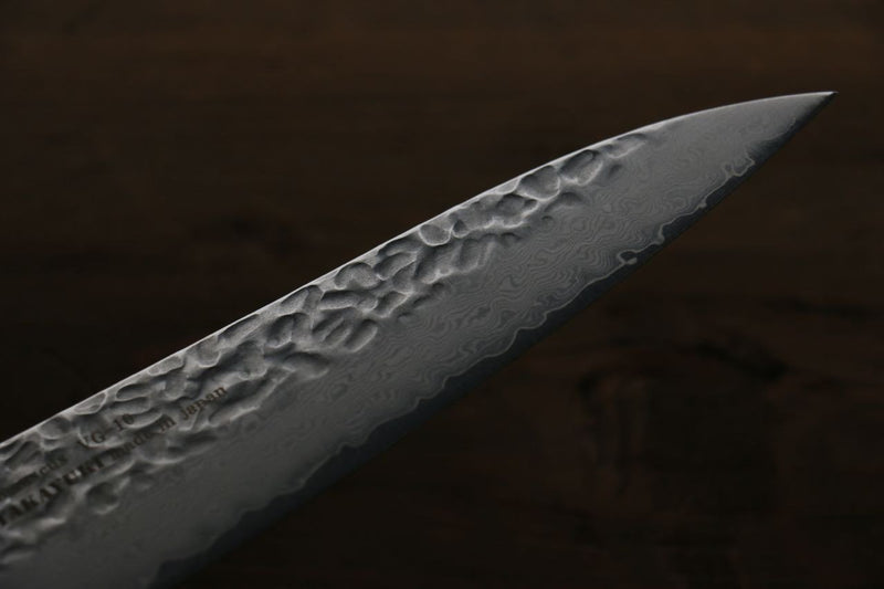 Sakai Takayuki VG10 33 Layer Damascus Gyuto  180mm Mahogany Pakka wood Handle - Japannywholesale