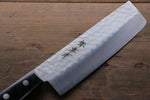 Sakai Takayuki Blue Steel Hammered 3 Layer Nakiri  165mm - Japannywholesale