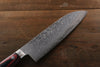 Yoshimi Kato VG10 Black Finish Damascus Japanese Gyuto & Santoku Knife Set - Japannywholesale