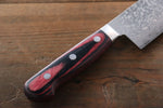 Yoshimi Kato VG10 nickel Damascus Santoku Japanese Chef Knife 180mm - Japannywholesale