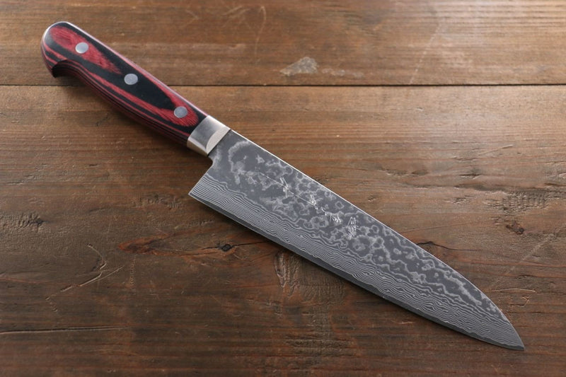 Yoshimi Kato VG10 nickel Damascus Gyuto Japanese Chef Knife 180mm - Japannywholesale