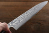 Yoshimi Kato VG10 nickel Damascus Gyuto Japanese Chef Knife 180mm - Japannywholesale