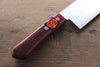 Shigeki Tanaka VG10 17 Layer Damascus Nakiri  160mm Red Pakka wood Handle - Japannywholesale