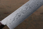 Shigeki Tanaka VG10 17 Layer Damascus Nakiri  160mm Red Pakka wood Handle - Japannywholesale