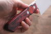 Shigeki Tanaka VG10 17 Layer Damascus Gyuto  210mm Red Pakka wood Handle - Japannywholesale