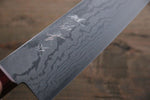 Shigeki Tanaka VG10 17 Layer Damascus Gyuto  210mm Red Pakka wood Handle - Japannywholesale