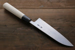 Shigeki Tanaka Blue Steel No.2 17 Layer Damascus Japanese Chef's Santoku Knife 165mm with  Magnolia Handle (ferrule: Water Buffalo) - Japannywholesale