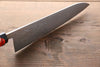 Shigeki Tanaka Blue Steel No.2 17 Layer Damascus Japanese Chef's Gyuto Knife 180mm  with Magnolia Handle (ferrule: Water Buffalo) - Japannywholesale