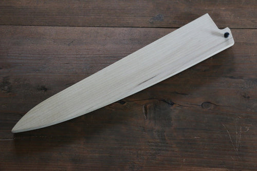 Magnolia Saya Sheath for Sujihiki Knife with Plywood Pin - 270mm Anryu - Japannywholesale