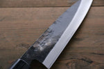 Takayuki Iwai Blue Steel No.2 Kurouchi Funayuki  165mm Shitan Handle - Japannywholesale