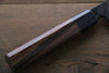 Takayuki Iwai Blue Steel No.2 Kurouchi Funayuki  165mm Shitan Handle - Japannywholesale