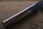 Takayuki Iwai Blue Steel No.2 Kurouchi Funayuki  165mm Shitan Handle - Japannywholesale