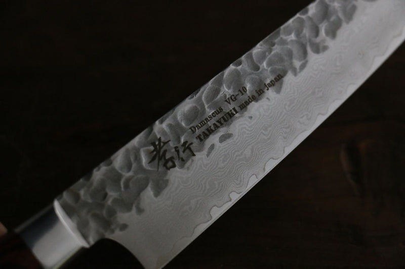 Sakai Takayuki 33 Layer Damascus Gyuto 180mm & Petty 120mm Japanese Knives Set - Japannywholesale