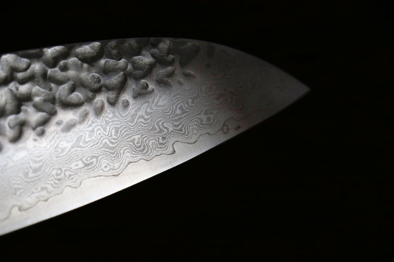 Sakai Takayuki 33 Layer Damascus Santoku 180mm & Petty 150mm Japanese Knives Set - Japannywholesale