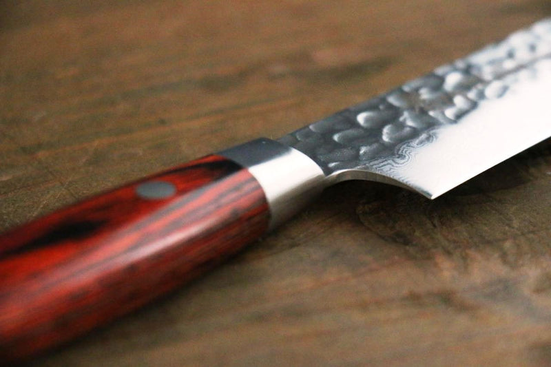 Sakai Takayuki 33 Layer Damascus Santoku 180mm & Petty 150mm Japanese Knives Set - Japannywholesale