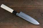Sakai Takayuki Silver Steel No.3 Damascus Santoku  180mm - Japannywholesale