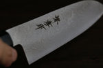 Sakai Takayuki Silver Steel No.3 Damascus Santoku  180mm - Japannywholesale