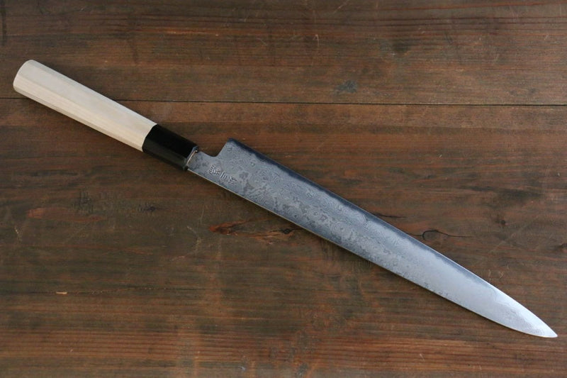 Sakai Takayuki Silver Steel No.3 Damascus Sujihiki  240mm - Japannywholesale
